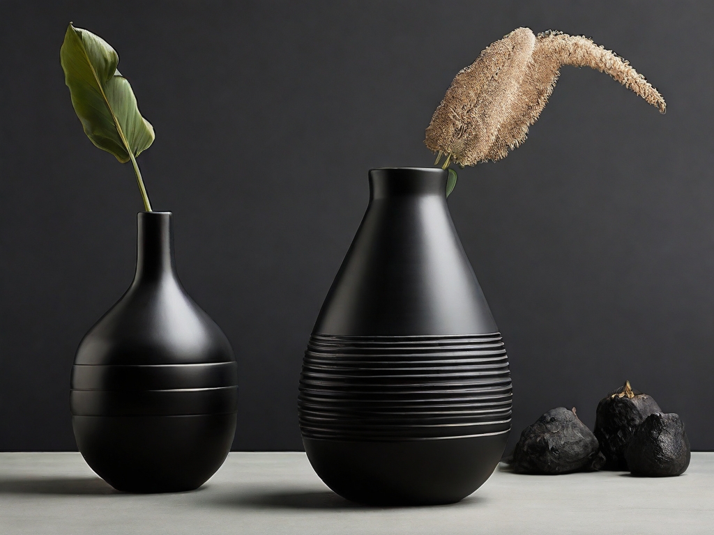 Elegance Unleashed: Explore Black Vase Modern for Stylish Home| Buyamia B2B