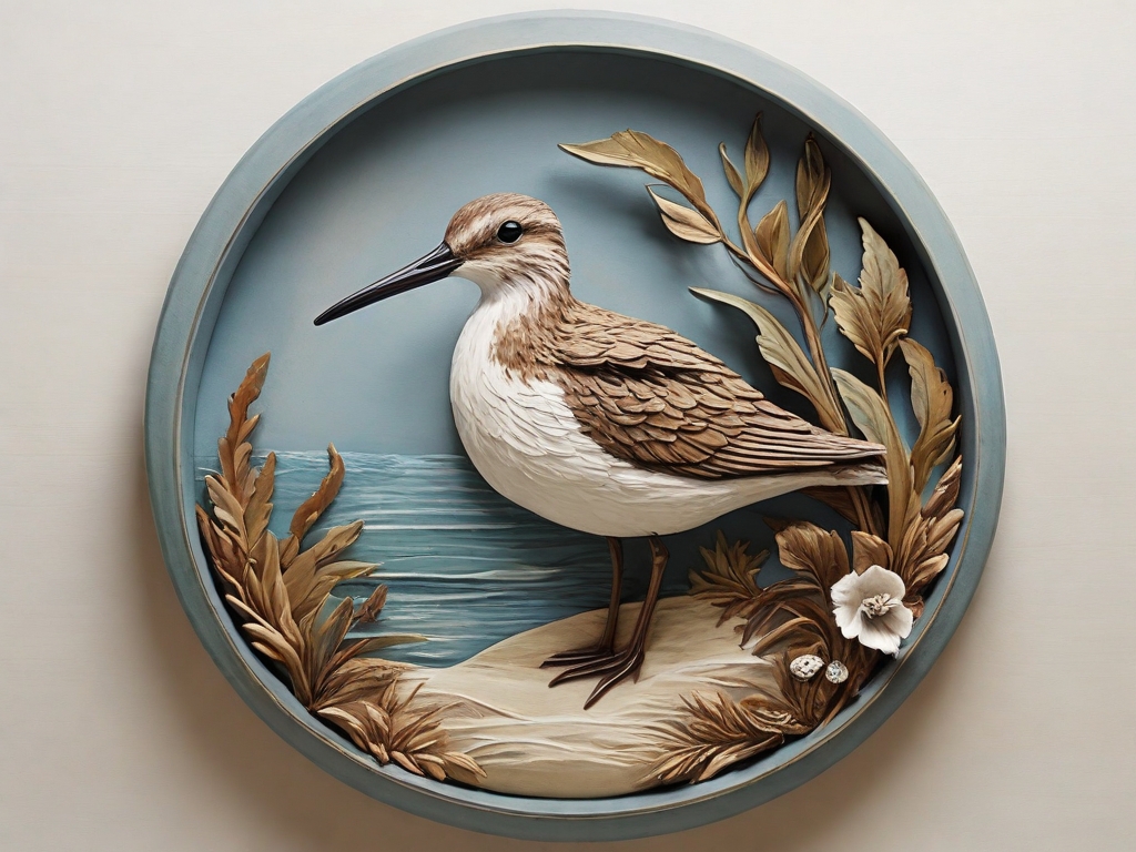 Seaside Serenity: Elevate Your Space with Sandpiper Wall Decor| Buyamia B2B